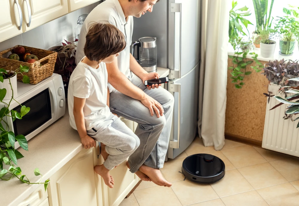 robot vacuum pet hair self cleaning